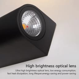 Waterproof LED Outdoor Wall Lamp IP65 Upper Lower Lighting Porch Garden Lamp Indoor Bedroom Bedside Home Decor Wall Light