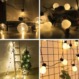 G50 Globe Bulb LED Fairy String Light Outdoor Lights Street Wedding Garden Patio Christmas Decoration Light