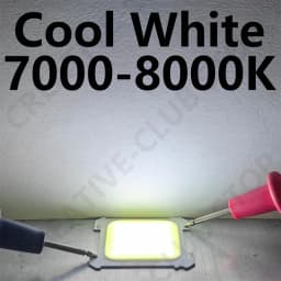 LED COB CHIP for USB Portable Mini Keychain Camping Light Pocket Flashlight Outdoor White Light DC3-4V 5-15W 500-1500lm 10pcs
