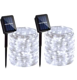 4Pack 400 LED Solar Light Outdoor Lamp String Lights For Holiday Christmas Party Waterproof Fairy Lights Garden Garland Copper