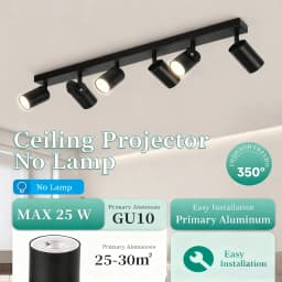 GU10 Spot Led Track Light Fixture 110V 220V Ceiling Spot Lighting Indoor for Living Room Decor Ceiling Chandelier Led Spotlights