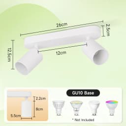 GU10 Spot Led Track Light Fixture 110V 220V Ceiling Spot Lighting Indoor for Living Room Decor Ceiling Chandelier Led Spotlights