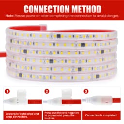 220V LED Strip Light 0.5m 5m 10m 20m 25m 30m 40m 2835 120LEDs Flexible LED Tape with Adhesive Tape Waterproof Ribbon Light