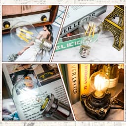 4PCS LED Edison Filament Light Bulbs Glass C35 A60 ST64 G80 G95 E27 E14 2W 4W 6W 8W AC 220V 2700K 6000K 360 Degree Energy Lamps