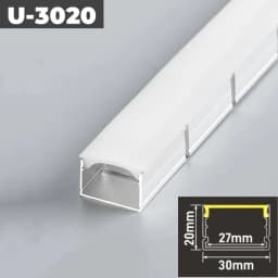 Curved U/YW-Style LED Aluminum Profile Recessed Bendable Aluminum Channel Silicone Diffuser Ceiling Floor Decor Bar Strip Lights