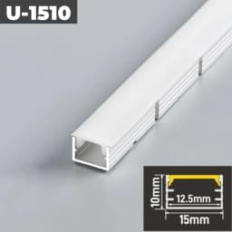 Curved U/YW-Style LED Aluminum Profile Recessed Bendable Aluminum Channel Silicone Diffuser Ceiling Floor Decor Bar Strip Lights