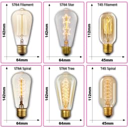 Retro Edison Light Bulb E27 40W 220V 110V Bedroom Industrial Loft Vintage Bulb For Home Decor Filament incandescent Edison Lamp