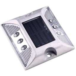 LED Solar Power Ground Marker Lights Waterproof Driveway Road Highway Spike Lamp Outdoor Garden Flash Warning Pathway Light New