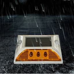 LED Solar Power Ground Marker Lights Waterproof Driveway Road Highway Spike Lamp Outdoor Garden Flash Warning Pathway Light New