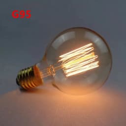 Edison Bulb E27 Warm White 40W 60W ST64 G95 G80 G125 220V Carbon Retro Light Bulb Tungsten Silk Light Bar Window Decoration