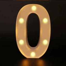 Number Letter Lamp Luminous Alphabet LED Lights Decororation Night Light for Home Wedding Birthday Christmas Party Decoration