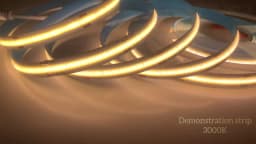12V COB LED Strip Set 1M 2M 3M 4M 5M 320 Chips/M 3000K 4000K 6000K Dimmable Kitchen Room Light Tape + Power Adapter Touch Switch