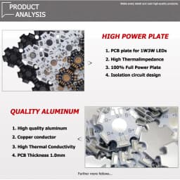 10-1000pc 1W 3W 5W High Power Dia 20mm Star LED PCB Aluminum Plate Heatsink Base 4-6-8Pin RGB RGBW For Flashlight Spot Lamps DIY