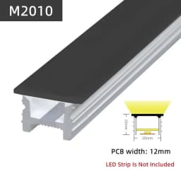 Recessed Black Silicone Tube LED Neon Light Flexible Rope Channel Diffuser WS2811 WS2812B Outdoor Waterproof Ribbon Strip Lights