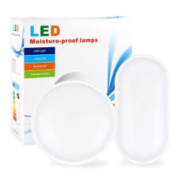 LED Moistureproof Wall Lamp 16W 20W Round / Oval LED Ceiling Lamp IP65 Waterproof AC85-265V Bathroom Outdoor Garden Yard Lamp
