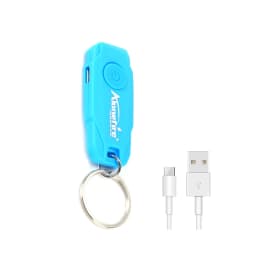 Mini LED Keychain Light USB Rechargeable Cool Flashlight Student Child Reading Book Lamp Emergency Torch Stair Keyhole Light