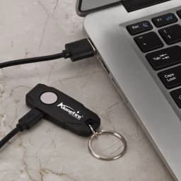 Mini LED Keychain Light USB Rechargeable Cool Flashlight Student Child Reading Book Lamp Emergency Torch Stair Keyhole Light