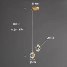 Modern Crystal Chandelier Indoor Crystal Ceiling Light Fixtures With Clear Solid Crystal For Living Room Hallway Kitchen Lamp