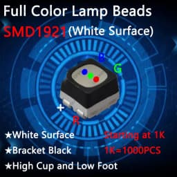 1000 pcs ,SMD1921 full color LED lamp of four feet used for LED display maintenance,Outdoor RGB components for display