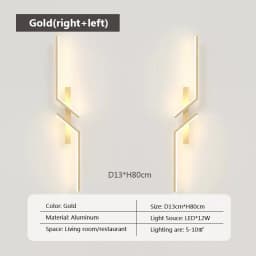 LED Wall Light Modern Minimalist Strip Lighting for Bedroom Bedside Living Room TV Backlight Sofa Decor Wall Sconce Ambient Lamp