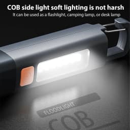 LED XPE Mini Portable Torch Super Bright COB Side Lights Zoomable Waterproof Outdoor Fishing Hunting Camping Flashlight