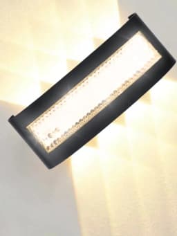 Modern LED Wall Lights for Indoor and Outdoor Use with Up and Down Lights for Living Rooms Corridors Bedrooms and Home Decor