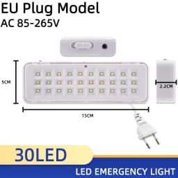 LED Emergency Light, European and American Regulations, Type-C USB Port Rechargeable Multifunctional Camping Light