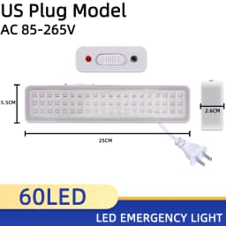 LED Emergency Light, European and American Regulations, Type-C USB Port Rechargeable Multifunctional Camping Light