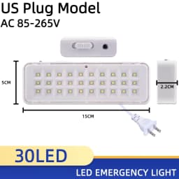 LED Emergency Light, European and American Regulations, Type-C USB Port Rechargeable Multifunctional Camping Light