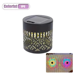 1/4pcs Solar Mandala Sunflower Outdoor Wall Light Waterproof Garden Decorative Lamp for Yard Courtyard Fence Decor