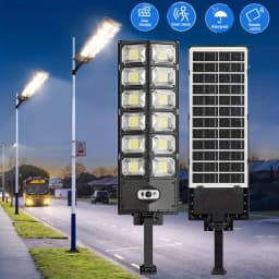 Super Bright LED Outdoor Solar Lamp Waterproof with Motion Sensor Human Induction for Garden Yard Garage Lighting