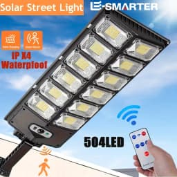 Super Bright LED Outdoor Solar Lamp Waterproof with Motion Sensor Human Induction for Garden Yard Garage Lighting
