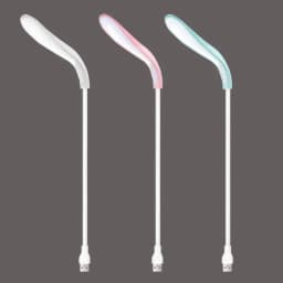 Mini Portable Laptops USB LED Light BendableTable Desk Lamp for Reading Work Power Bank Camping PC Laptops Book Night Lighting