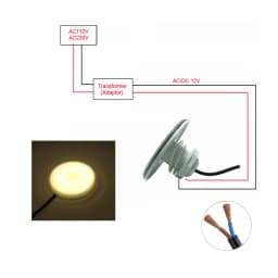 LED Lights for Pool 25W 30W 42W 50W 60W 12V Resin Filled Plastic Thread Fixing Spotlight RGB Sync Warm White Blue Cold White