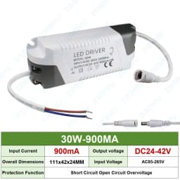 LED Driver 8-12W 12-18W 18-24W 25-36W 50W Constant Current 300MA 600MA 900MA 1200MA For DIY Power Supply Lighting Transformer