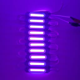 20pcs/lot 6LED Injection with Lens COB LED Module Waterproof LED Back Light Backlight for Sign Channel Letter DC12V 24V 2W IP68