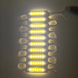 20pcs/lot 6LED Injection with Lens COB LED Module Waterproof LED Back Light Backlight for Sign Channel Letter DC12V 24V 2W IP68