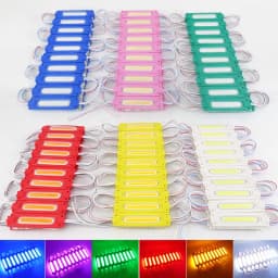 20pcs/lot 6LED Injection with Lens COB LED Module Waterproof LED Back Light Backlight for Sign Channel Letter DC12V 24V 2W IP68