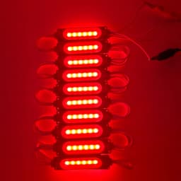 20pcs/lot 6LED Injection with Lens COB LED Module Waterproof LED Back Light Backlight for Sign Channel Letter DC12V 24V 2W IP68