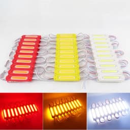 20pcs/lot 6LED Injection with Lens COB LED Module Waterproof LED Back Light Backlight for Sign Channel Letter DC12V 24V 2W IP68