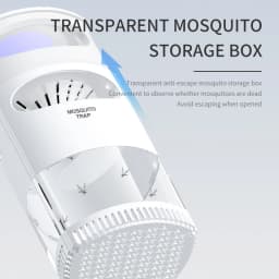 Upgraded Mosquito Killer Lamp, Bionic Purple Light & Temperature Simulation,Strong Suction,USB Powered,Quiet & Safe for Home Use