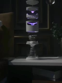 Upgraded Mosquito Killer Lamp, Bionic Purple Light & Temperature Simulation,Strong Suction,USB Powered,Quiet & Safe for Home Use