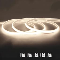 110V 220v High Brightness COB Led Strip for Room Waterproof Led Tape Flexible Ribbon for Bedroom Kitchen Outdoor Garden Lighting