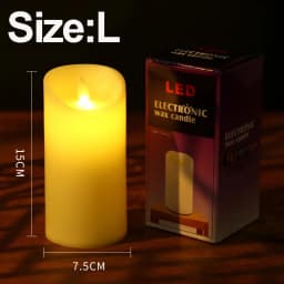 Moving Wick LED Candle Glowing Dancing Flame Candles Kid & Pet Safe Decoration Wholesale Electric Candle for Wedding Party Decor