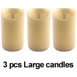 Moving Wick LED Candle Glowing Dancing Flame Candles Kid & Pet Safe Decoration Wholesale Electric Candle for Wedding Party Decor