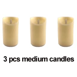 Moving Wick LED Candle Glowing Dancing Flame Candles Kid & Pet Safe Decoration Wholesale Electric Candle for Wedding Party Decor