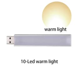 1PC Portable Mini 3/8/10/20/24 LED 5V USB DC Warm White Lamp Book Reading FLashlight Night Light Lighting for Lighting Computer