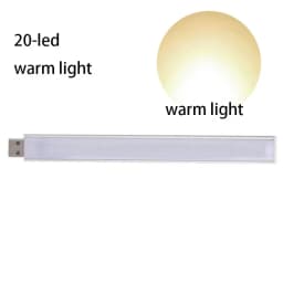 1PC Portable Mini 3/8/10/20/24 LED 5V USB DC Warm White Lamp Book Reading FLashlight Night Light Lighting for Lighting Computer