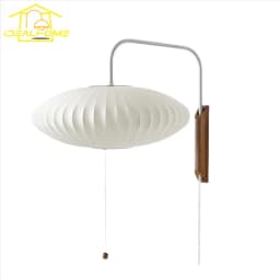 Italian Design Minimalist Flying Saucer Silk Wall Lamp LED E27 Art Decorative Wall Sconces Bedside Study Living/Tea Room Sofas