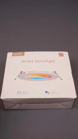 MOES ZigBee Downlight Tuya Ultra Thin Tube Lamp Spot Lamp 6W RGB Change Warm Cool Light Work with Alexa Google Home Smart Life